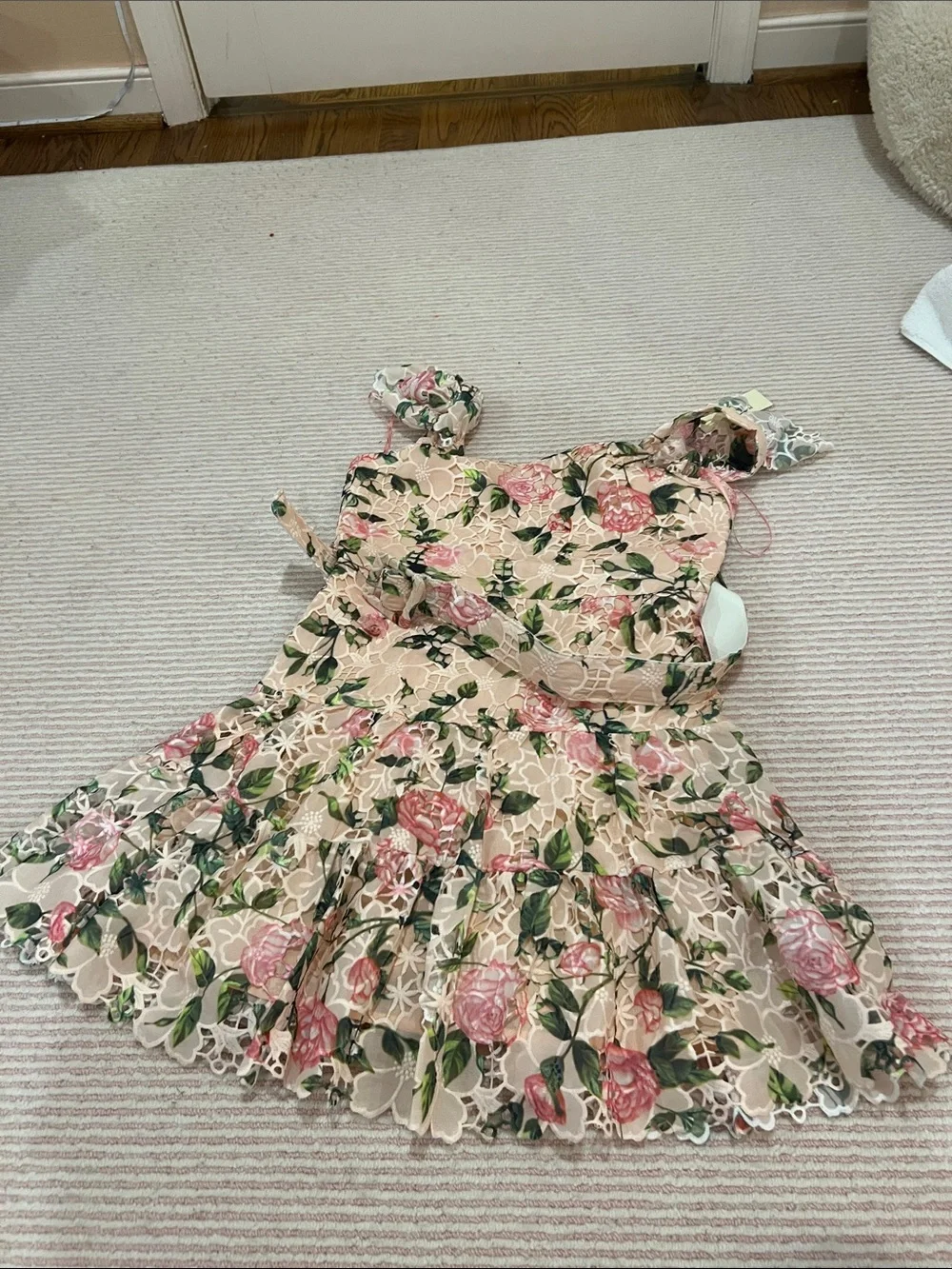Marlo kids Leonora Embroidered Mini Dress NWT